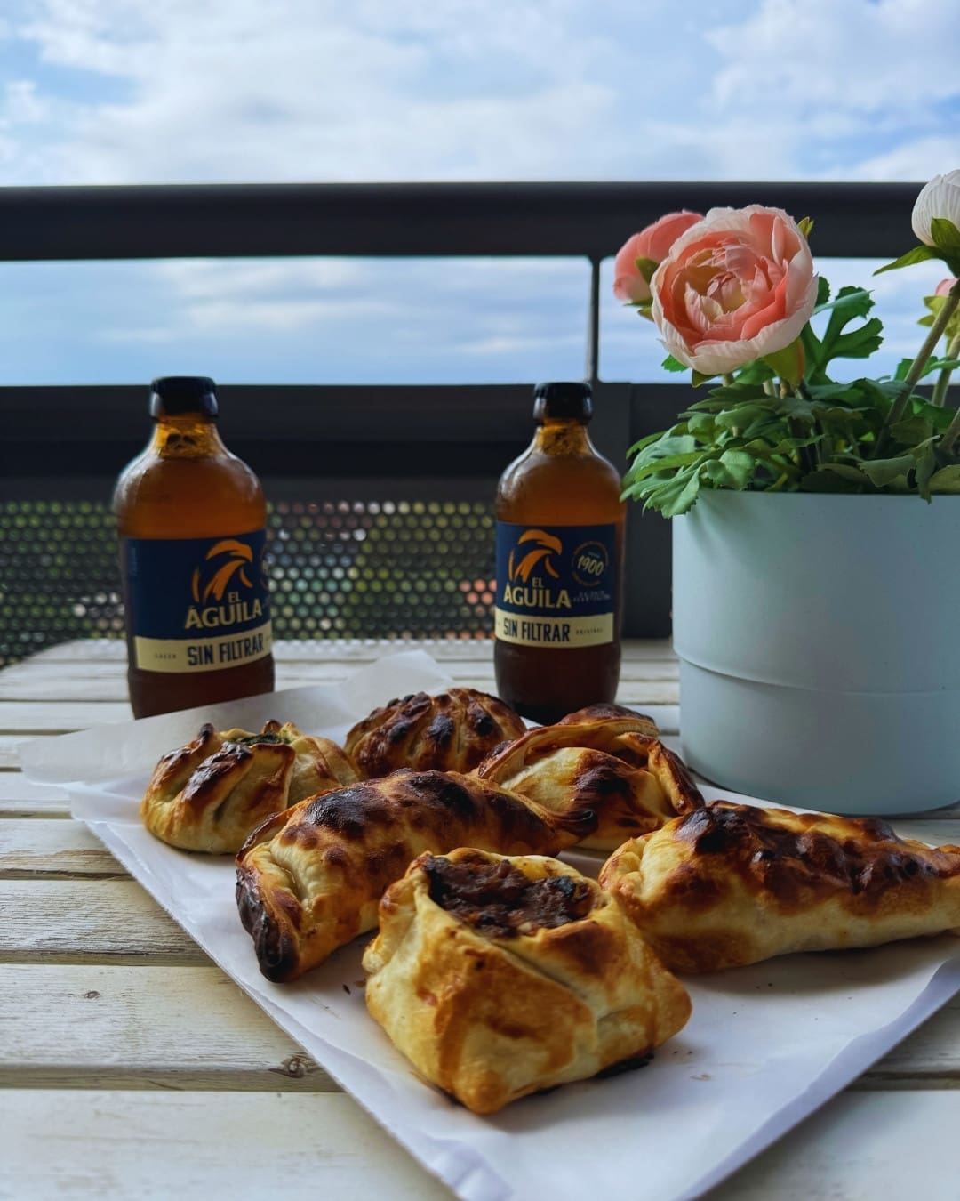 Empanadas recién horneadas